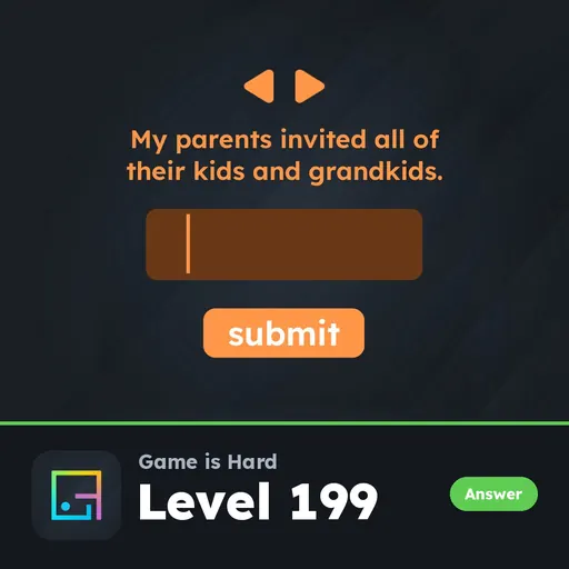 Game is Hard Level 199 How Many Men Are There at the Dinner? answer