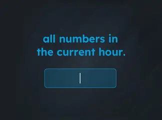 Game is Hard Level 227 All Numbers in the Current Hour