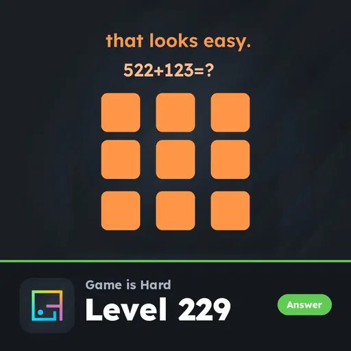 Game is Hard Level 229 That Looks Easy answer