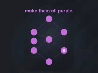 Game is Hard Level 242 Make Them All Purple