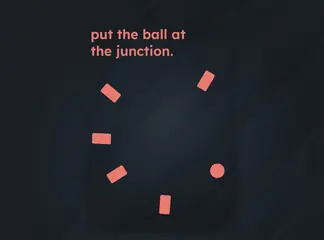 Game is Hard Level 262 Put the Ball at the Junction