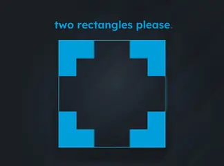 Game is Hard Level 277 Two Rectangles Please