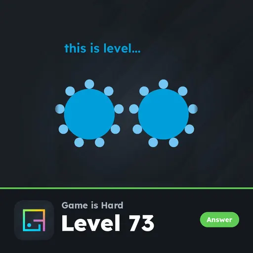 Game is Hard Level 73 This Is Level… answer