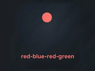 Game is Hard Level 75 Red-Blue-Red-Green