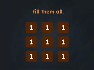 Game is Hard Level 91 Fill Them All