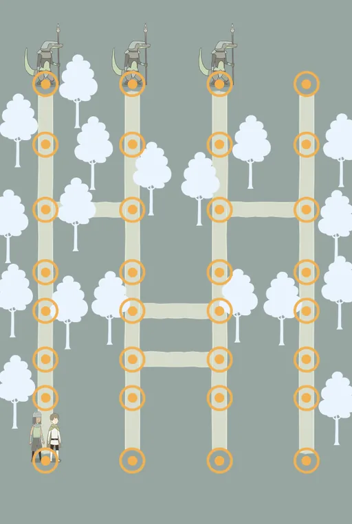 IQ Dungeon 2 Level 107 Add an Extra Path to Evade the Enemies! answer and solution