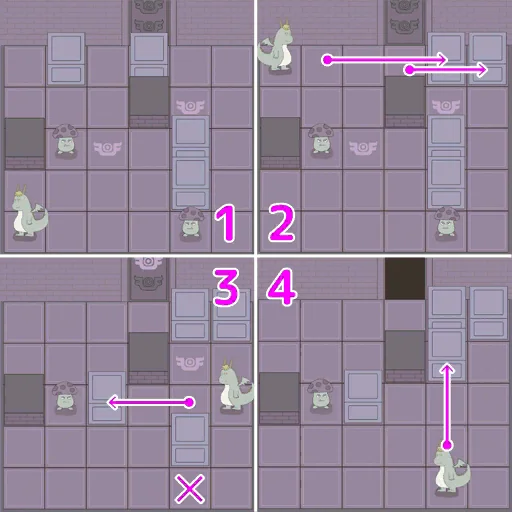 IQ Dungeon 2 Level 211 hint picture for Forge Ahead!