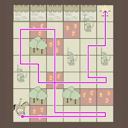 IQ Dungeon 2 Level 30 hint picture for Forge Ahead!