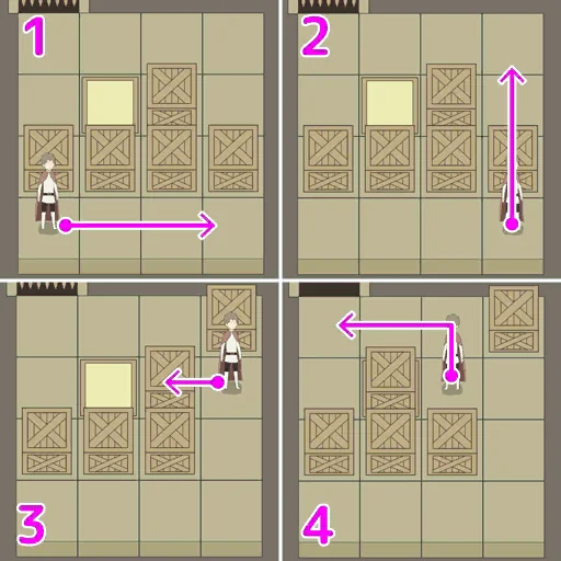 IQ Dungeon 2 Level 4 hint picture for Forge Ahead!