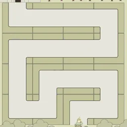 IQ Dungeon Level 158 hint picture for Guide Prince Bocco to the Castle!