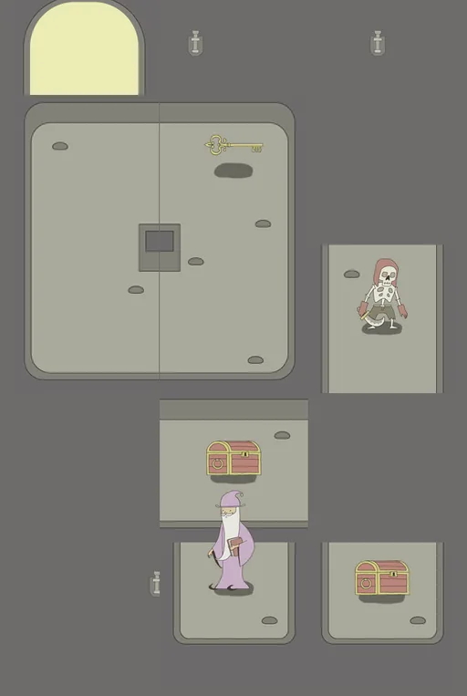 IQ Dungeon Level 62 Cross the Path! answer and solution