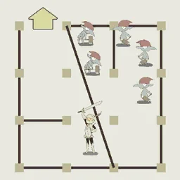 IQ Dungeon Level 9 hint picture for Escape by Making a Single Wall!