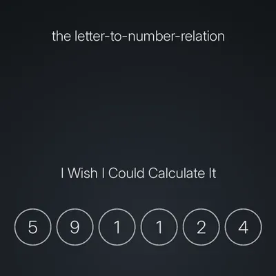 Think Harder level 28 puzzle: The letter-to-number-relation