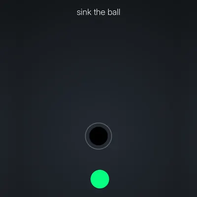 Think Harder level 30 puzzle: Sink the ball