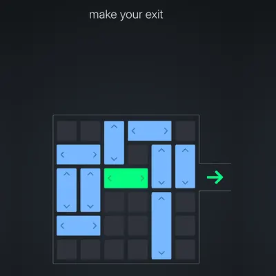 Think Harder level 34 puzzle: Make your exit