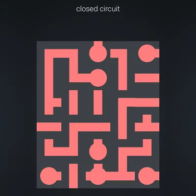 Think Harder level 59 puzzle: Closed circuit