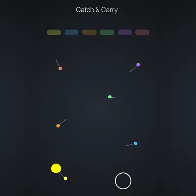 Think Harder level 74 puzzle: Catch & Carry