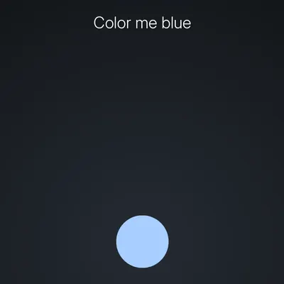 Think Harder level 8 puzzle: Color me blue