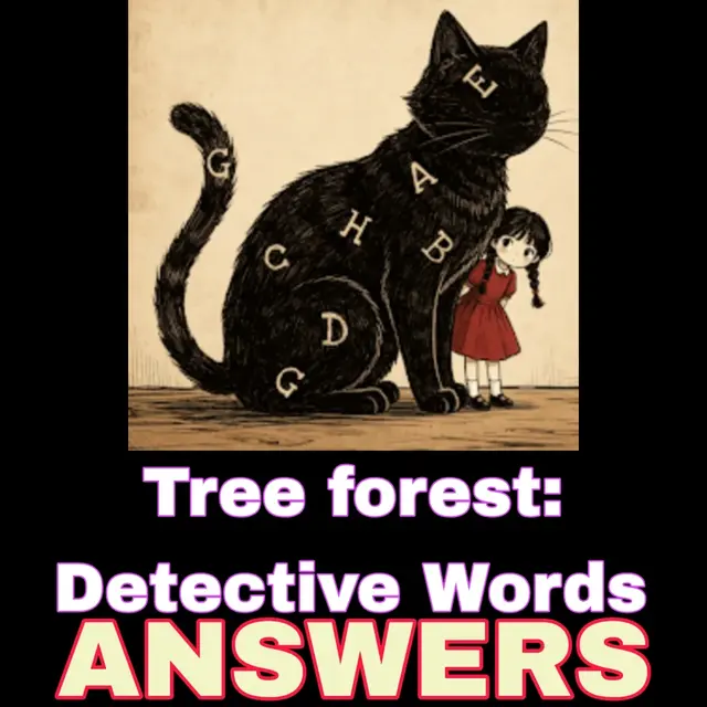 Tree Forest: Detective Words answers all levels